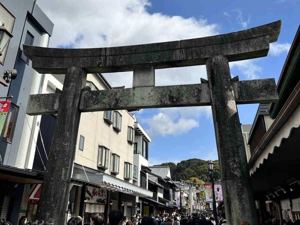 다자이후의 명소 텐만구로 가는 거리