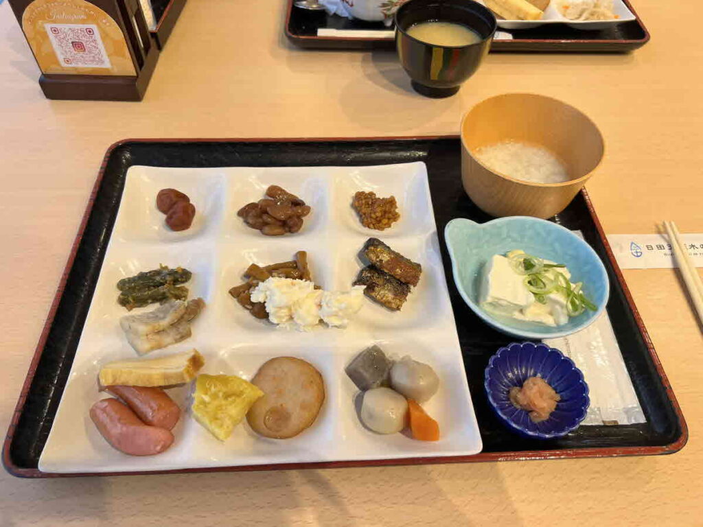 텐료스이노야도의 조식